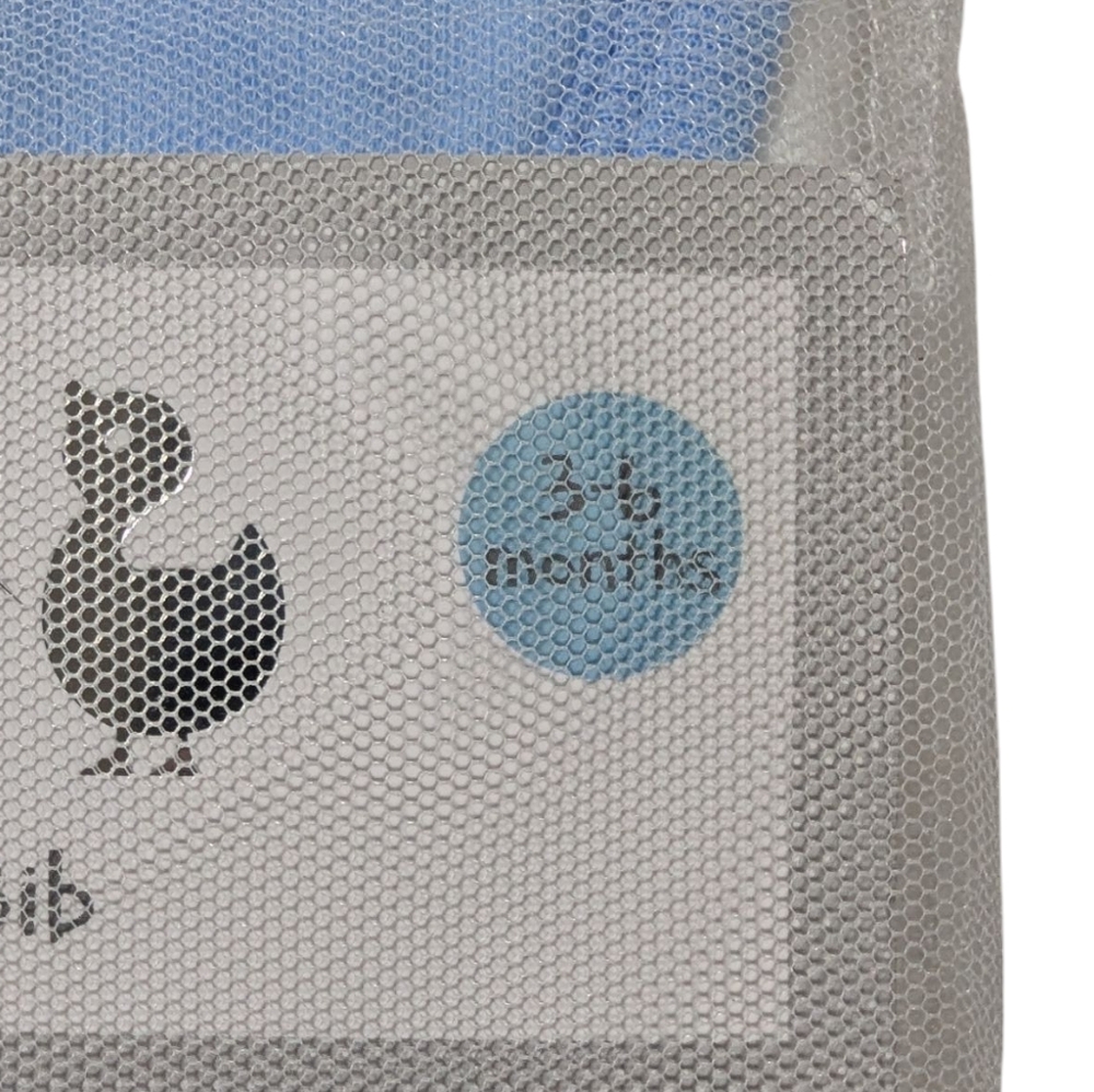 Duck Duck Goose Baby Sleep And Play Bodysuit Set And Bib - Size 3-6 Months - Picture 3 of 6